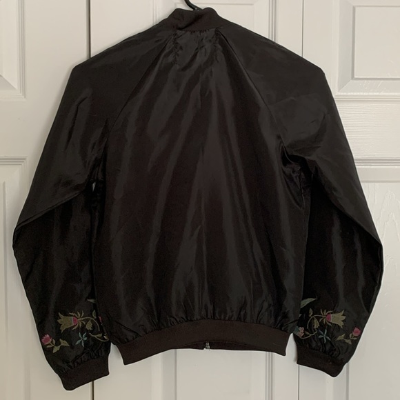 Guess floral embroidered bomber jacket - Picture 5 of 6